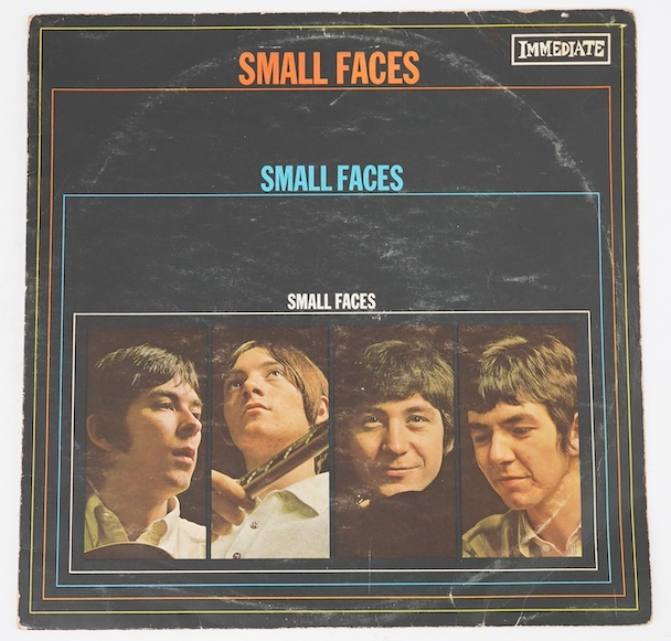 Small Faces; Small Faces LP record album, mono on Immediate, IMLP008. Condition - fair, some scratches to surface of the vinyl